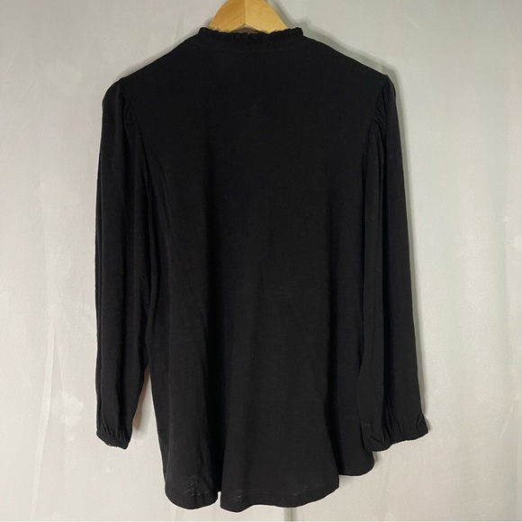 Croft & Barrow‎ black shirt Large - Picture 3 of 7